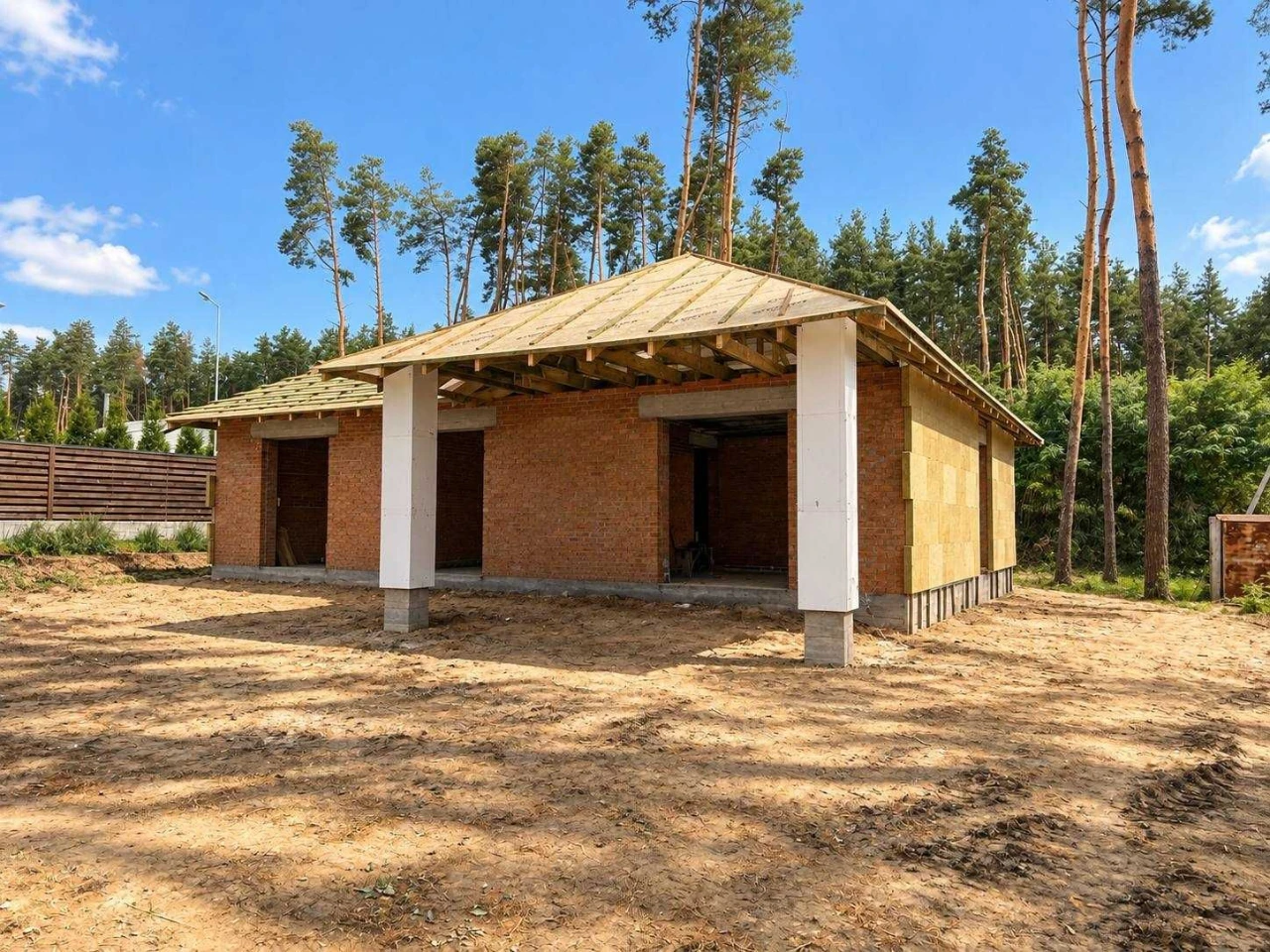 Продаж одноповерхового будинку в оточені вікових сосен: 120к