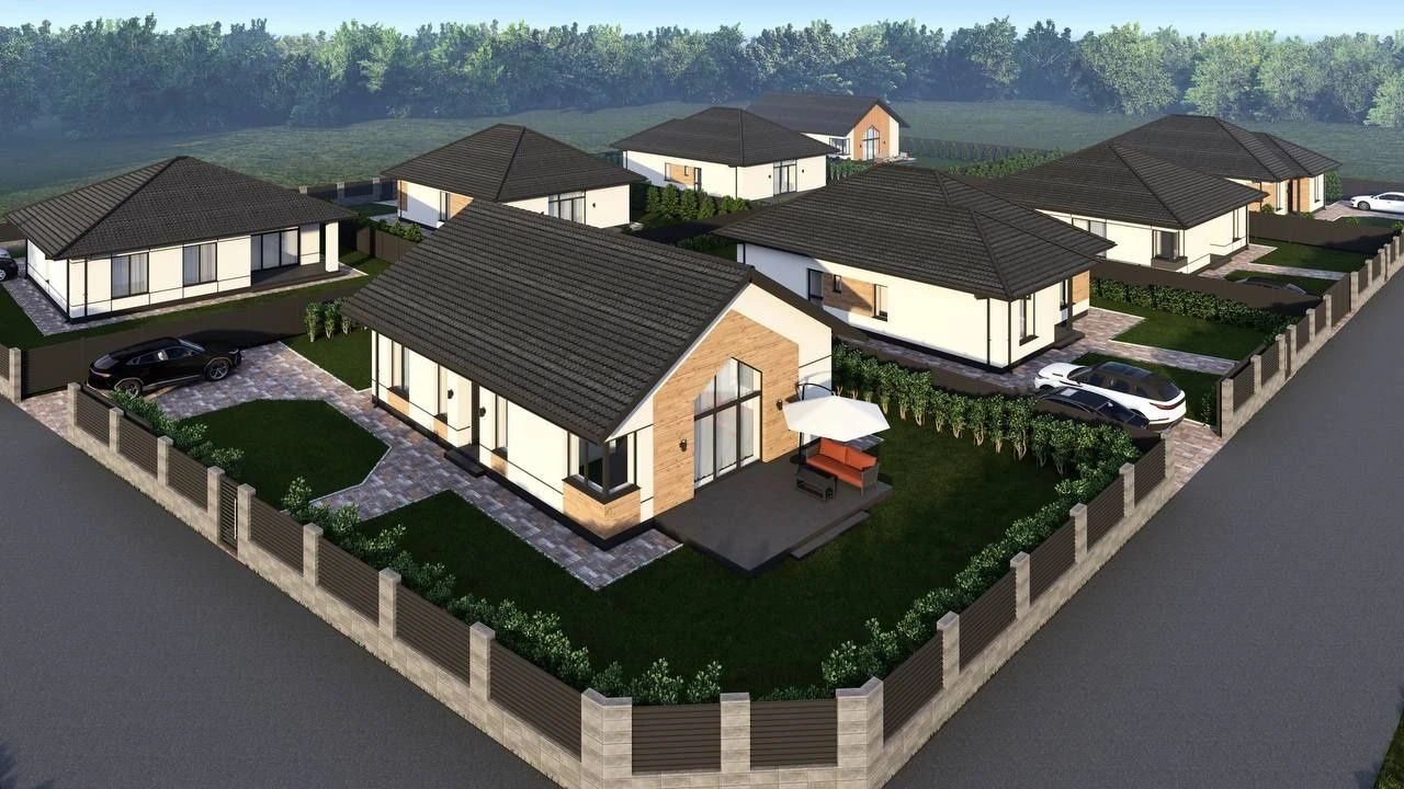 Будинок із цегли з СУЧАСНИМ дизайном. Під розтермінування