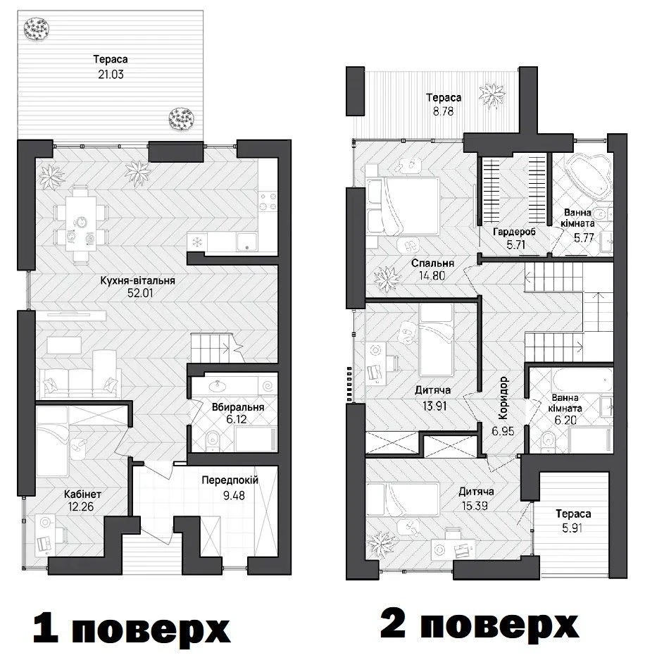 БЕЗ КОМІСІЇ, готовий дуплекс КМ Окраса, Іпотека ТАК