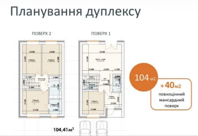 Продаж дуплексу в Ірпені, 144 м²