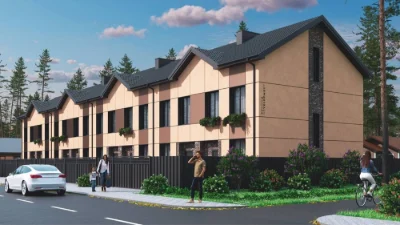 Продаж таунхаусів в лісовій частині міста, з власною ділянкою