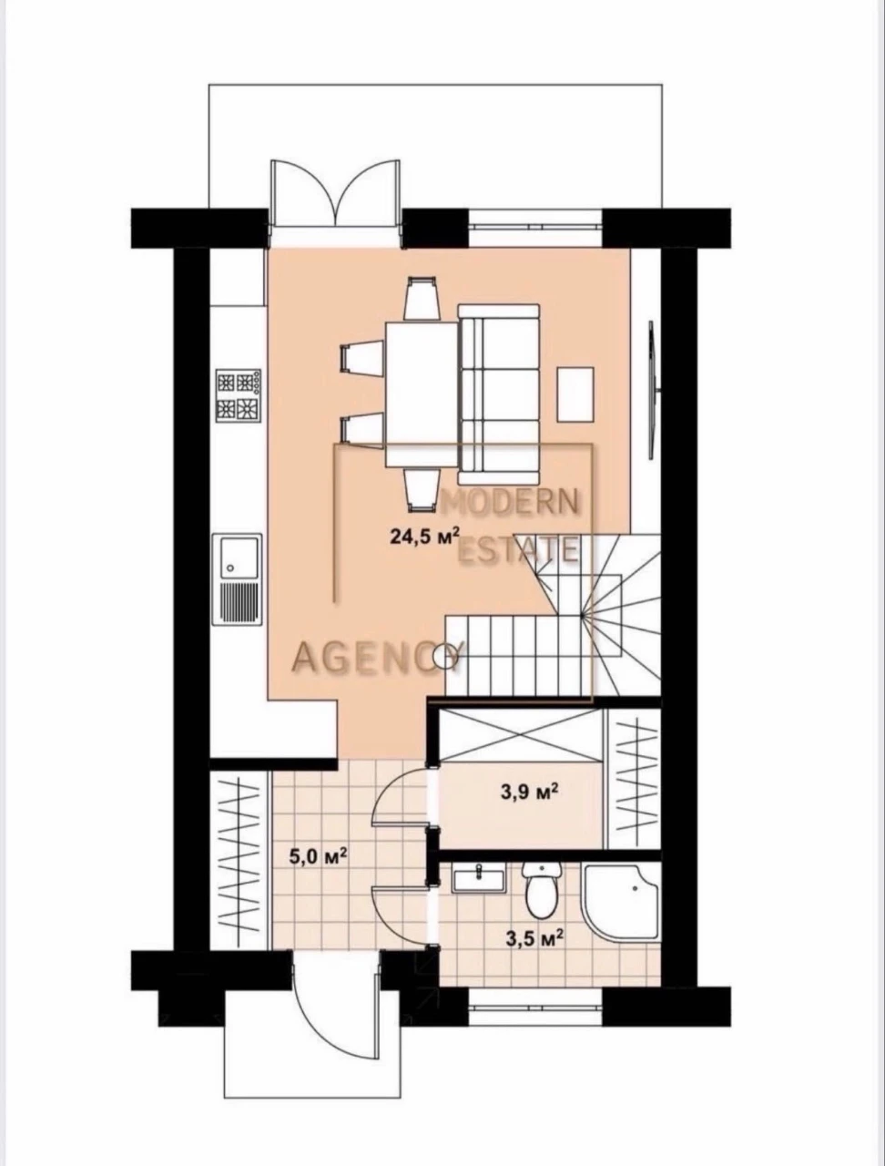Townhouse, m. Irpin', Park Dubki. Corner, large plot