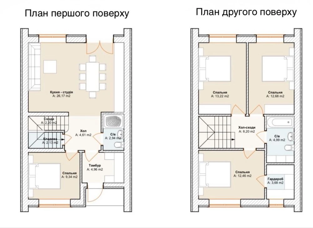 НАЙВИГІДНІША ЦІНА! Таунхаус 108 м² — розтермінувааня до 18 м