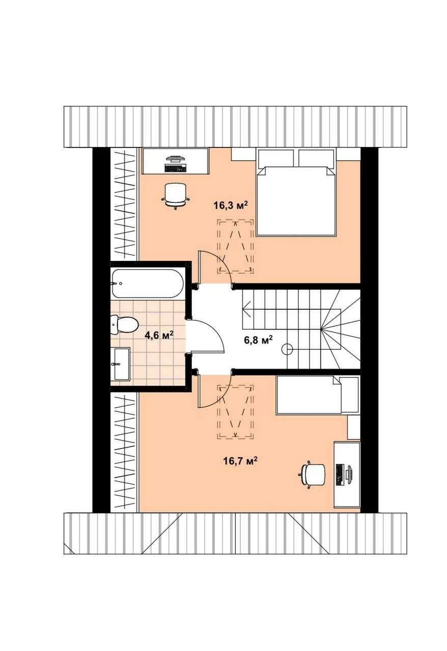 Продаж! Кутовий таунхаус в Ірпені 90 м² + мансарда 42 м²,