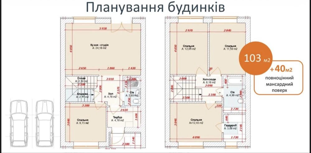 Duplex in Irpin 103+40 m² | Gas | Central Utilities |