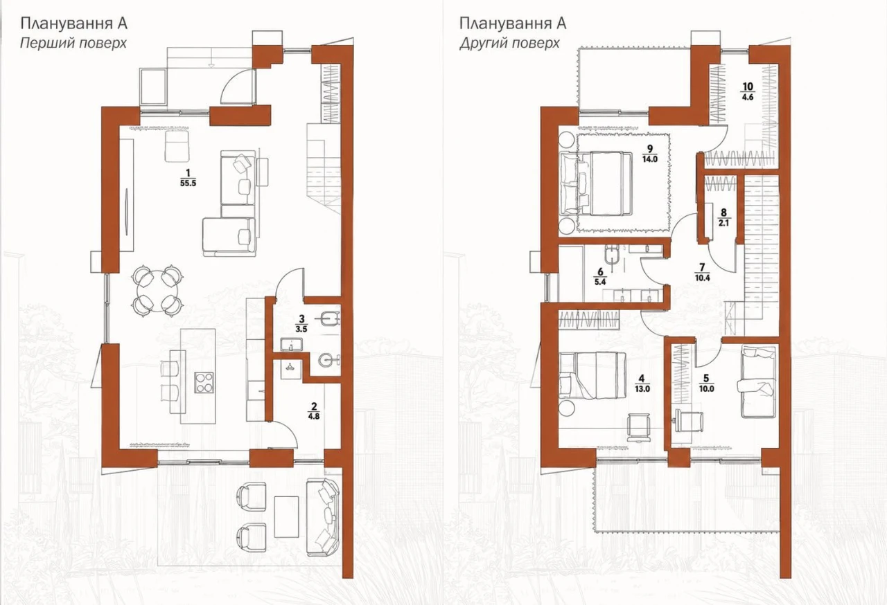 Старт продажів! Таунхаус в центрі міста Ірпень, 120 м²