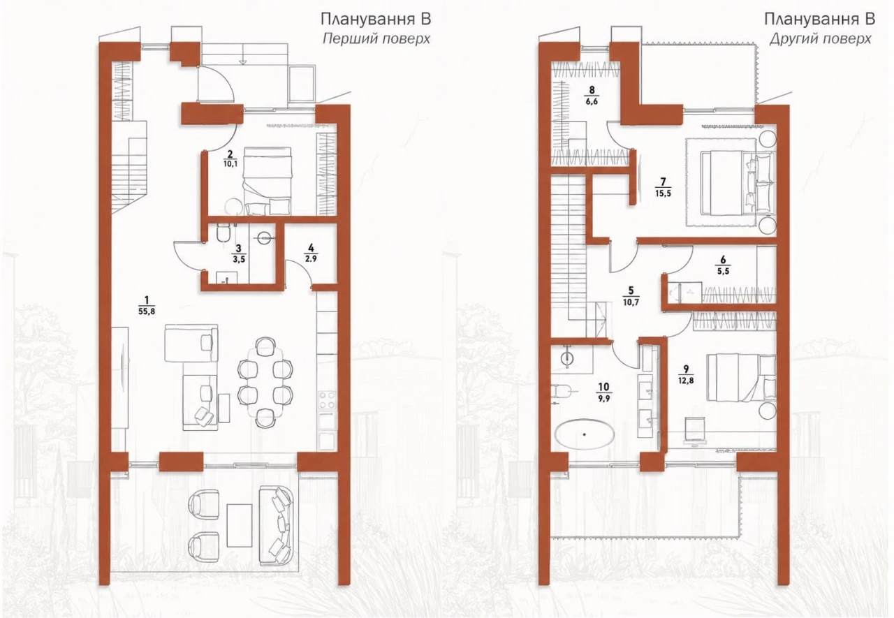 Старт продажів! Таунхаус в центрі міста Ірпень, 120 м²
