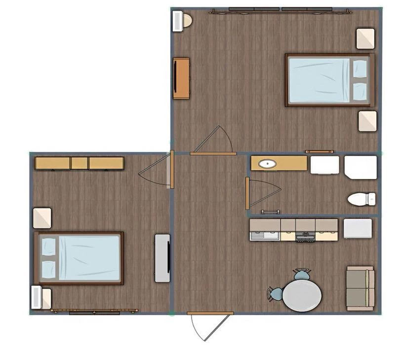 No commission! Deribasovskaya 20.2 bedrooms. long-term.