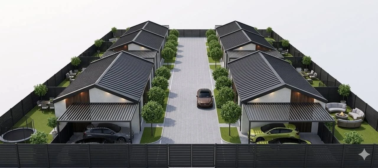 Sale of Duplexes 67m² with a plot of 2.2 acres at the price of a one-room apartment