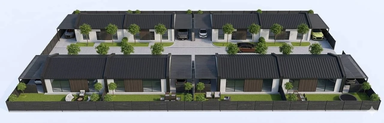 Sale of Duplexes 67m² with a plot of 2.2 acres at the price of a one-room apartment