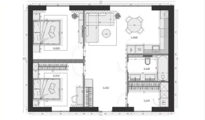 Sale of Duplexes 67m² with a plot of 2.2 acres at the price of a one-room apartment
