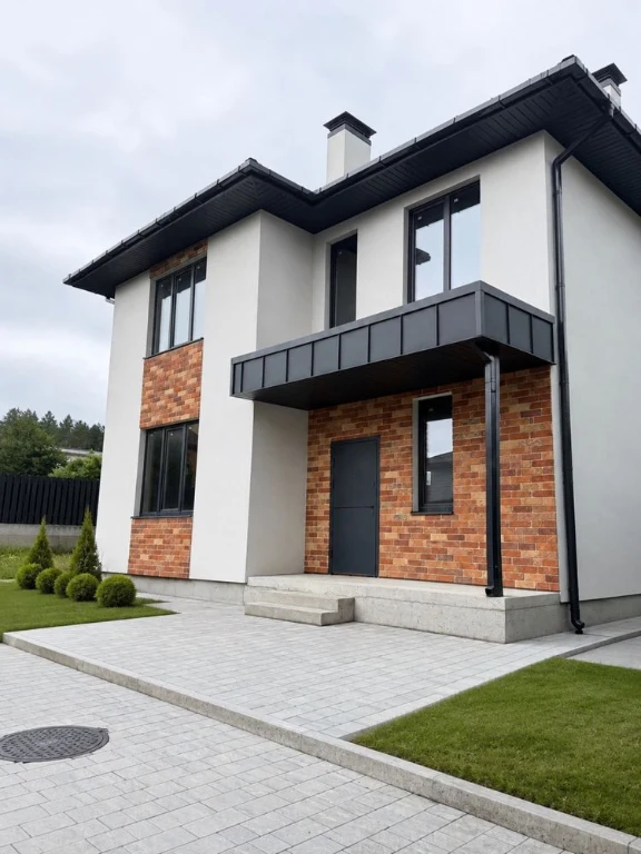 Сучасний готовий будинок 135 м² на ділянці 5,8 соток