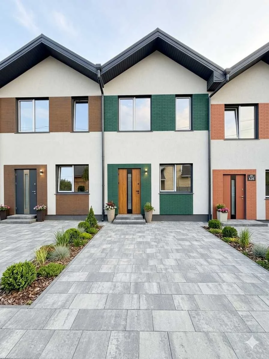 Townhouse Near Park for Sale. Gas, Heated Floor, Plaster