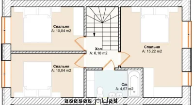 Таунхаус м. Ірпінь, вул. Теліги, 91 м², ГАЗ, центральні комунальні