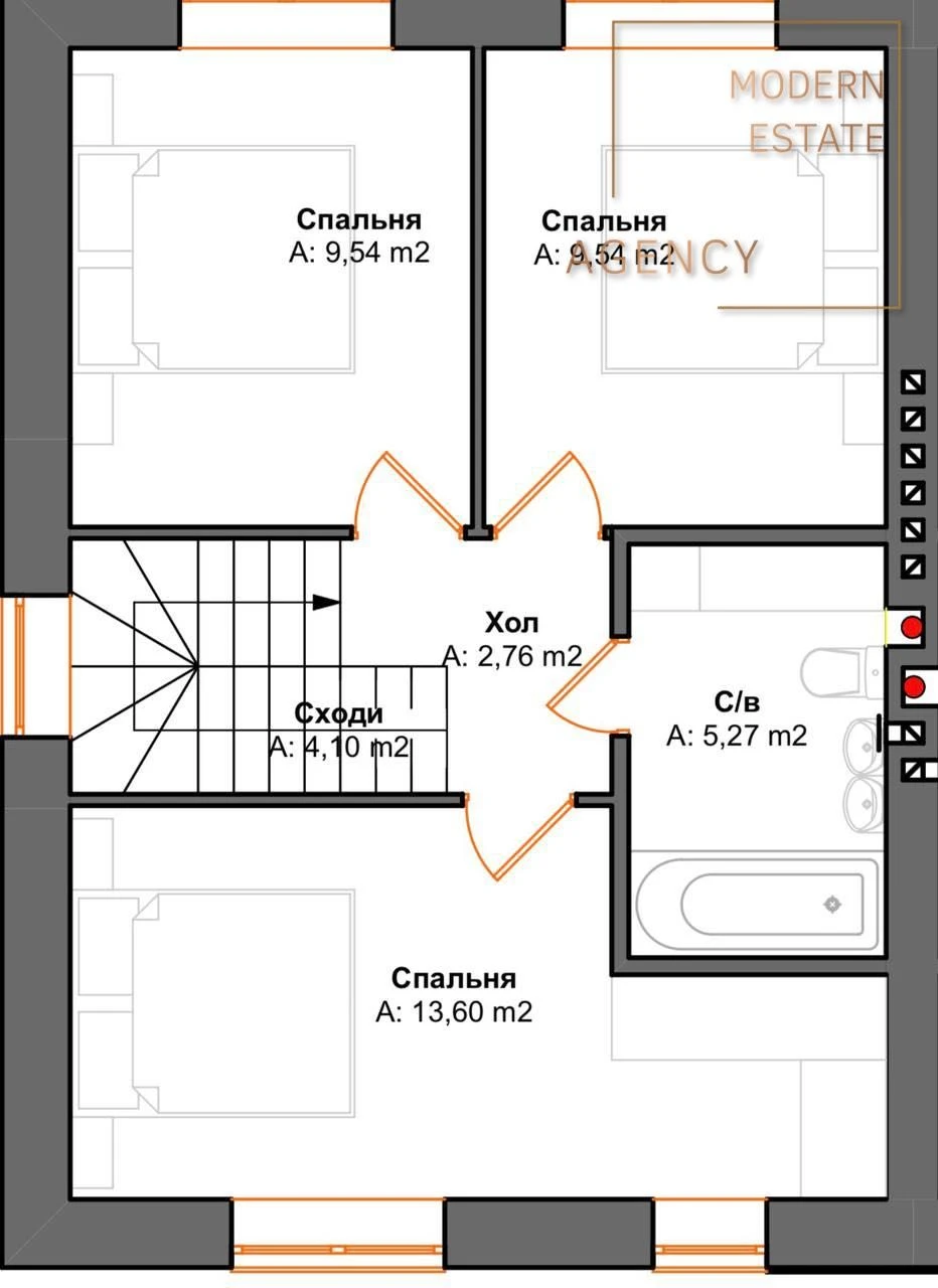 Продаж таунхаусів в центрі міста Ірпінь, 90 м², газ| Центральный парк|