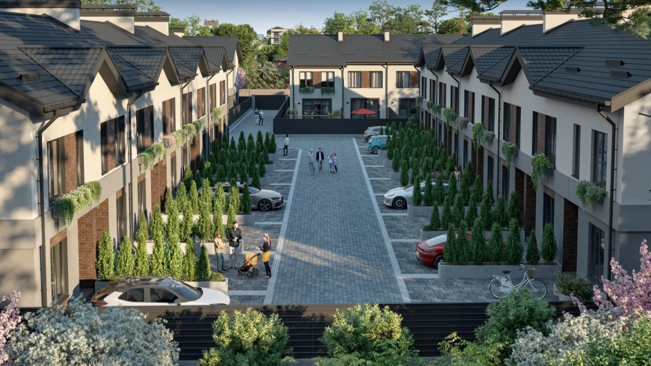Irpin, Townhouse 90m2+ from 1 plot, Gas Heating Price
