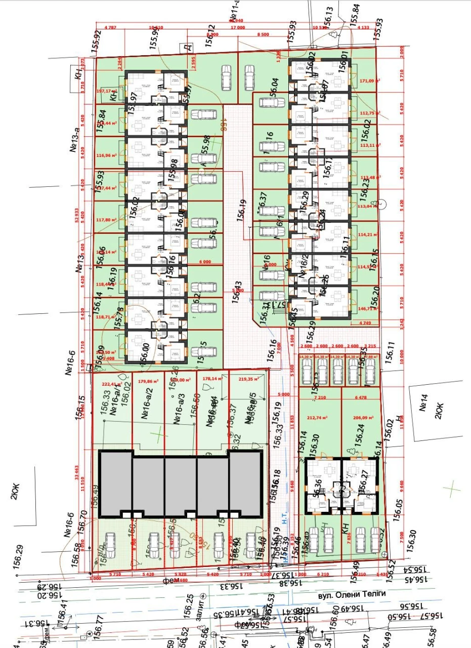 Irpin, Townhouse 90m2+ from 1 plot, Gas Heating Price
