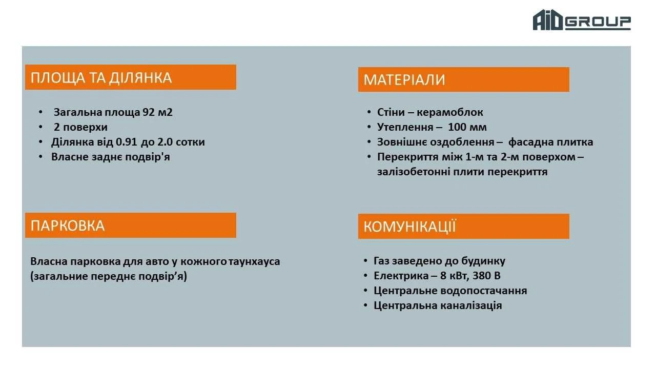 Ірпінь, новий проект таунхаусів від AiD Group, ТОП локація -