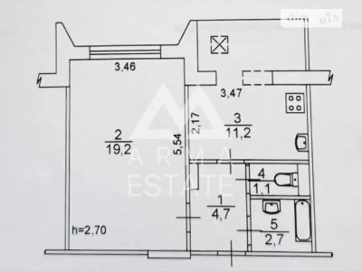 Sale of 1-room apartment 39 sq. m on Pivnichna street 2G • ID 3473893