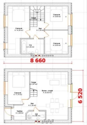 Townhouse in Irpin, 90 sq m, plot, gas, sale from developer