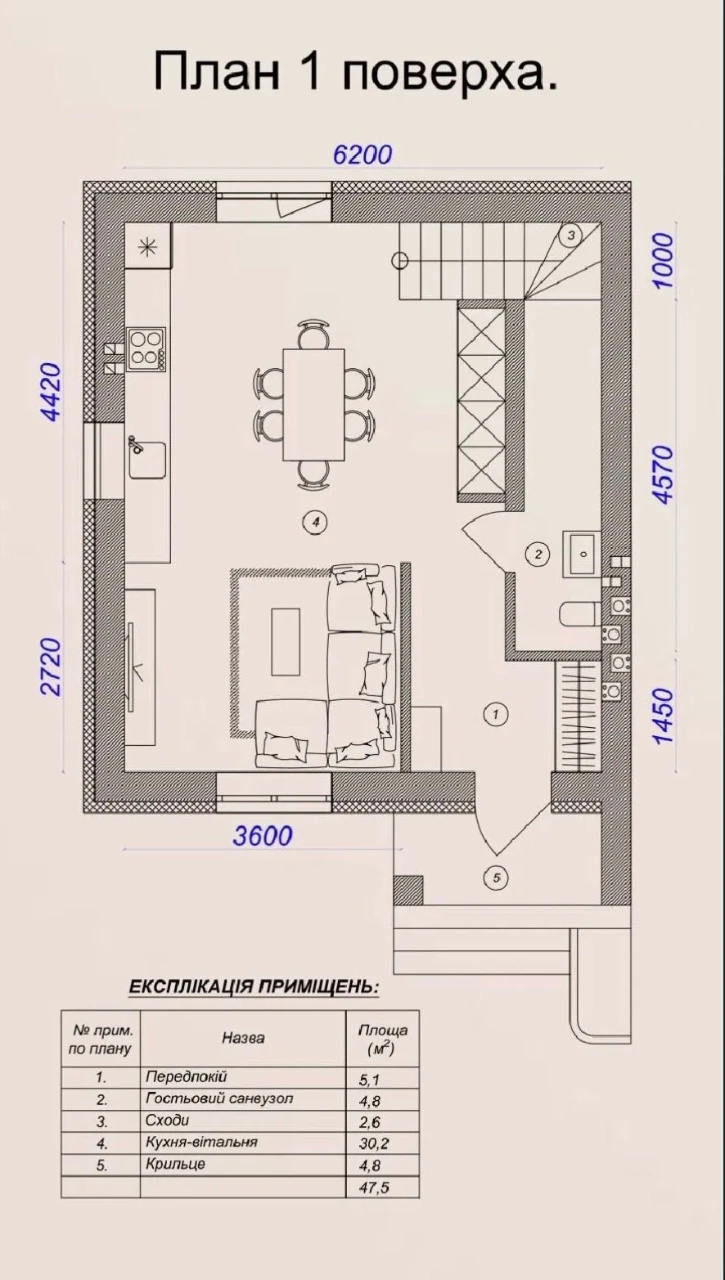 Кутовий таунхаус в м. Ірпінь, 90 м² + мансарда, 2 сотки | Парк Незнайка