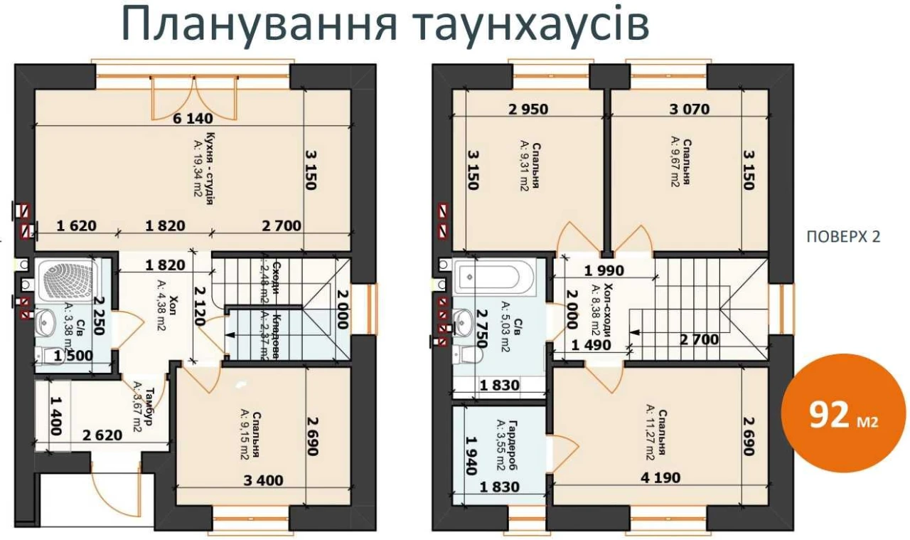 Таунхаус з газом біля парку Незнайко. Центр міста!