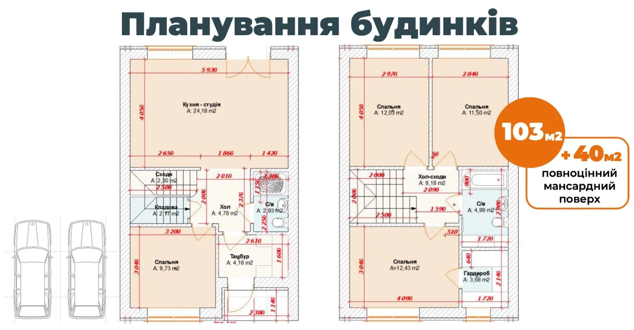 Ірпінь, Дуплекс 105м2+мансардний поверх, Центральний парк, З