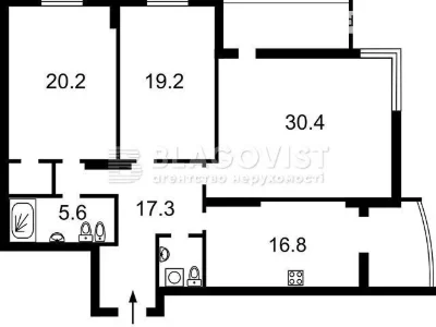 Sale of 3-room apartment 128 sq. m on Lobanovskogo Ave. 4V • ID