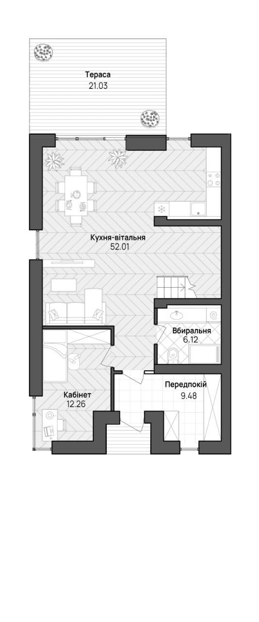 Дуплекс 150м², ділянка 4 сотки, Ірпінь, внесок 20%, дизайн в