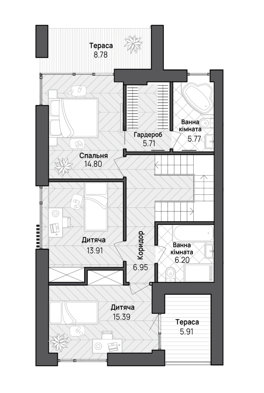 Дуплекс 150 м² у престижному КМ м.Ірпінь|4 сотки землі| Без