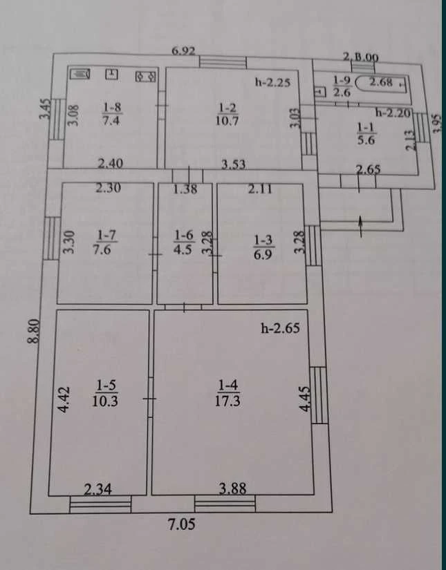 Продам будинок з ділянкою 5 соток. Є газ, центр. вода, єлект