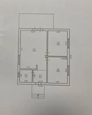 Продаж Будинку  63м2 м. Обухів