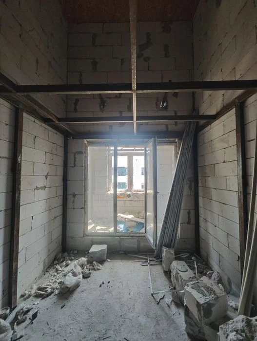 For sale! Two-level apartment. Renovation has begun in the Parkovy Kvartal residential complex.