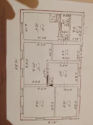 Продам газифікований цегляний будинок із виходом до річки мі