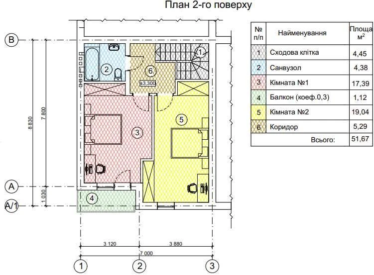 Триповерховий будинок з гаражем, 145м.кв, спарка