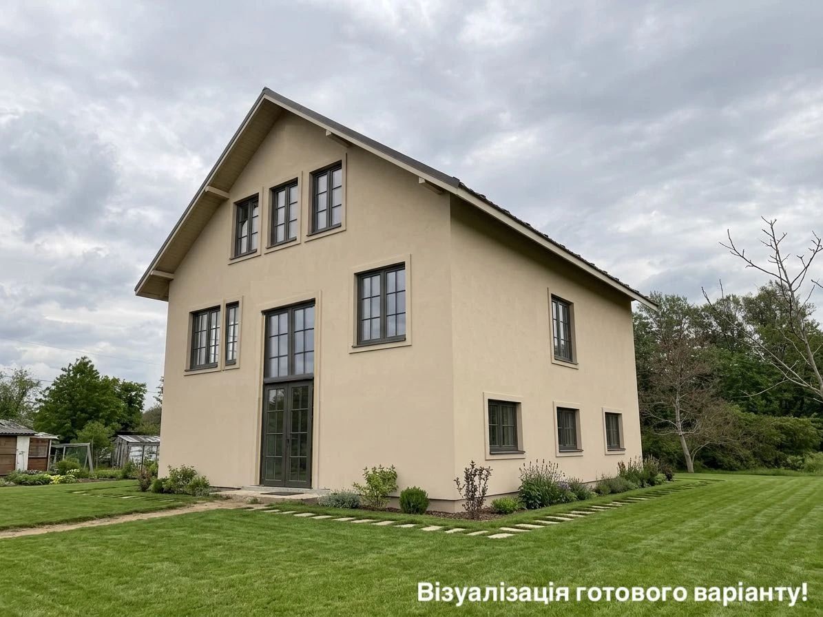 Цегляний Будинок/Незавершене будівництво неподалік міста Стр