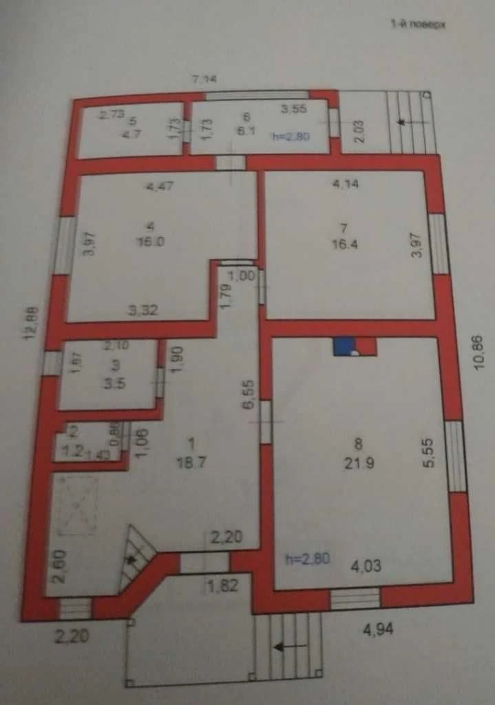 Продається добротний цегляний будинок розташований на околиц