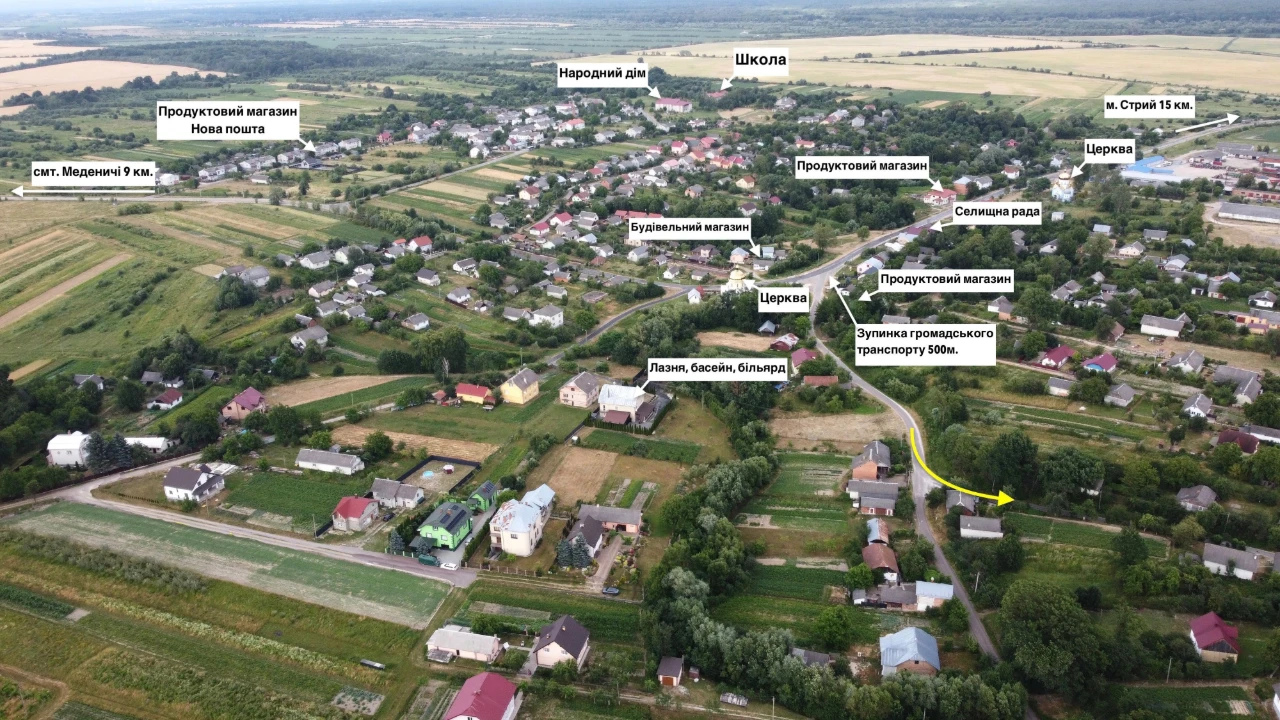 Цегляний будинок неподалік Стрия (15км). Зі всіма вигодами!