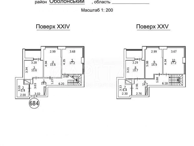 Sale of 5-room apartment 141 sq. m on Berezhanska Street 15 • ID 347