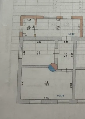 Продам часть ДОМА с ремонтом, АГВ, 2 комн., ул.Щорса, 34000