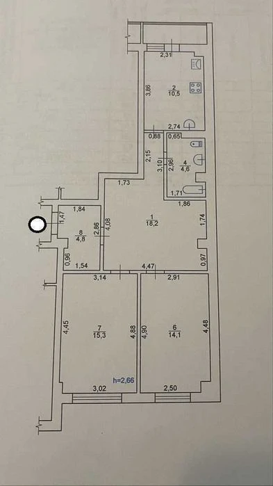 Продаж 3 кім квартири 4/9 пов. Індив. опал. Новобуд Розсошен