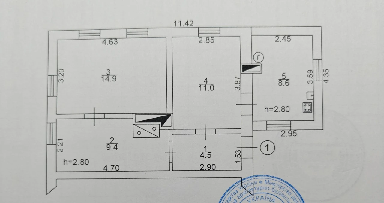 Продам 3-кімнатну частину будинку