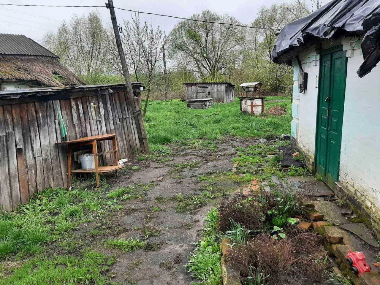 Будинок із землею