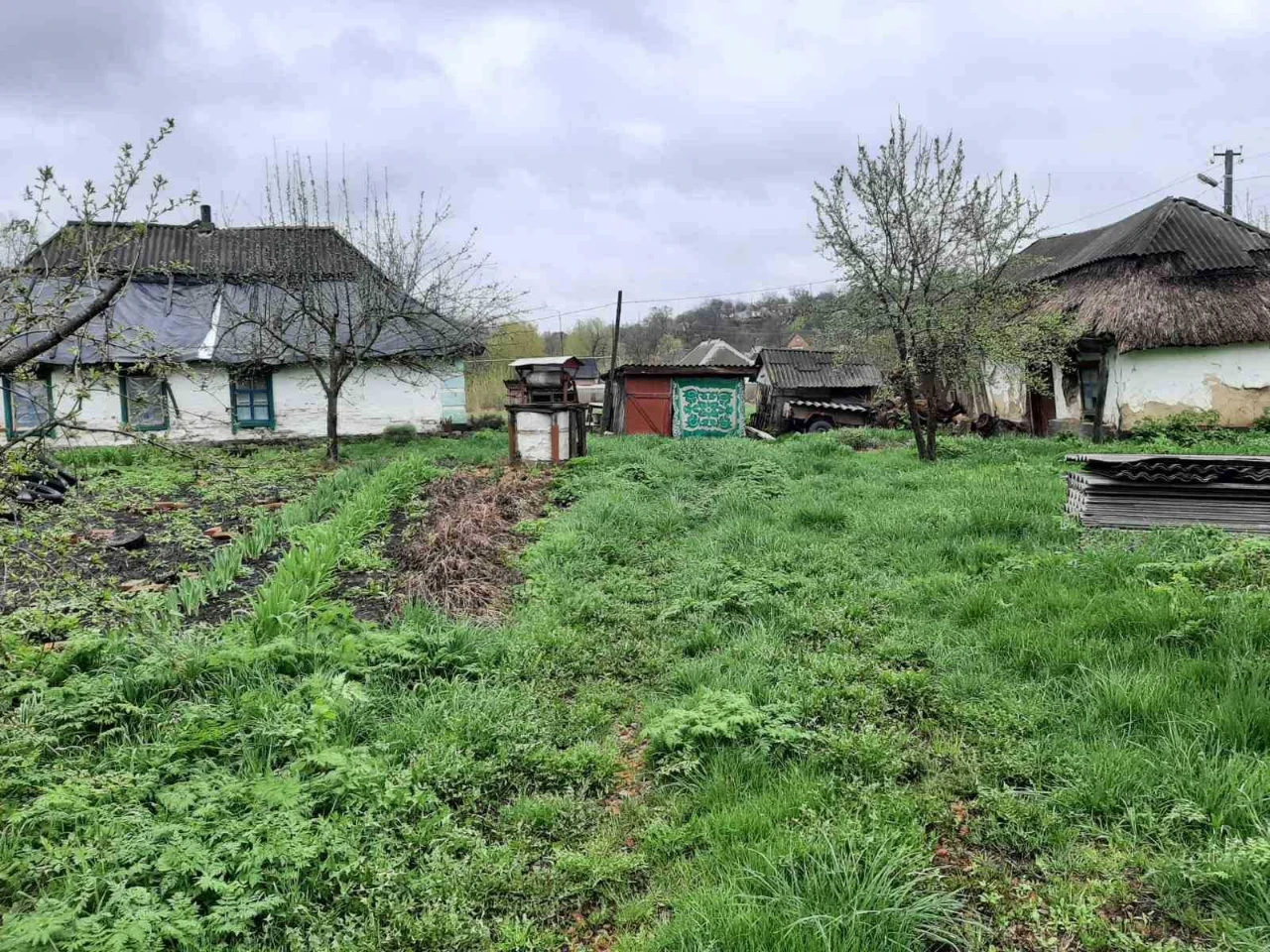 Будинок із землею