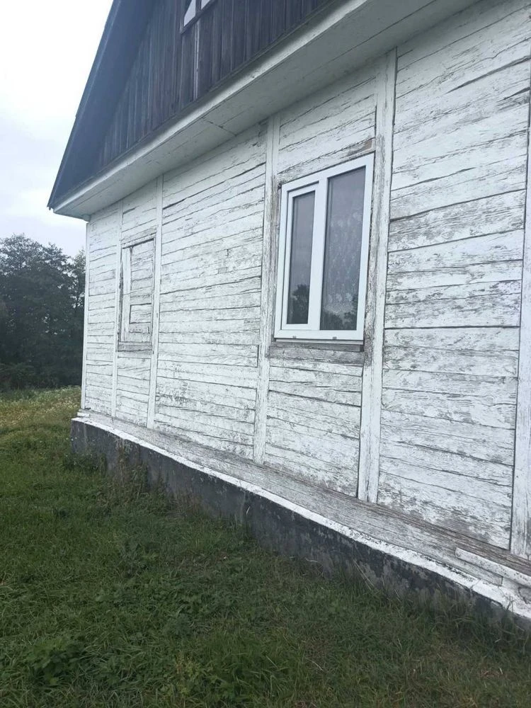 Продається дерев'яний будинок 65 м² біля річки, 35 сот землі