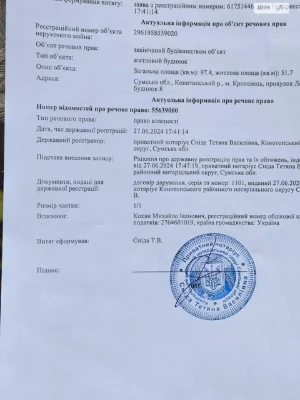 Продаж Дім Кролевець