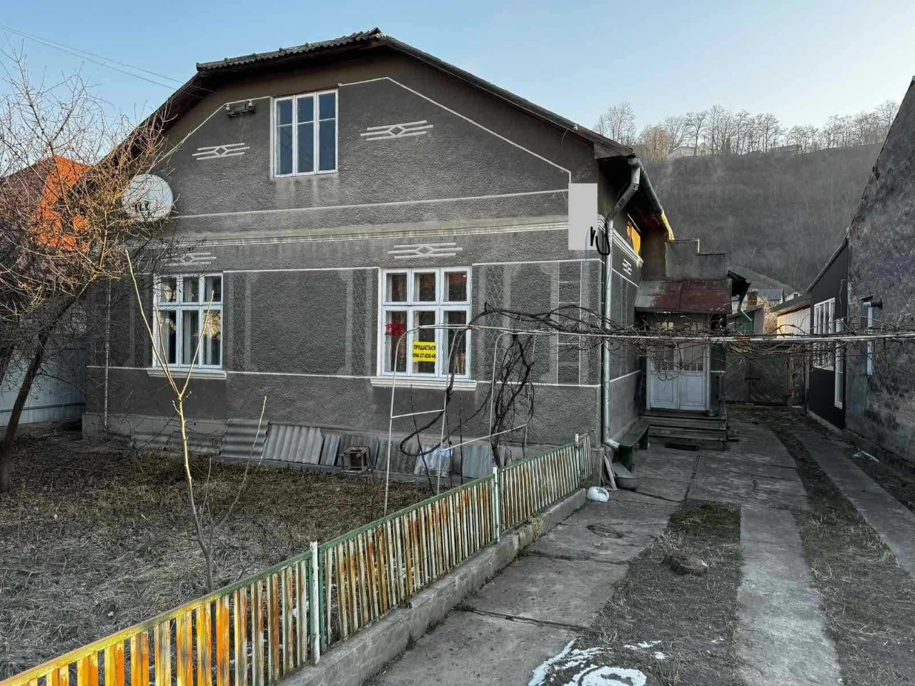 будинок з гаражем та ділянкою
