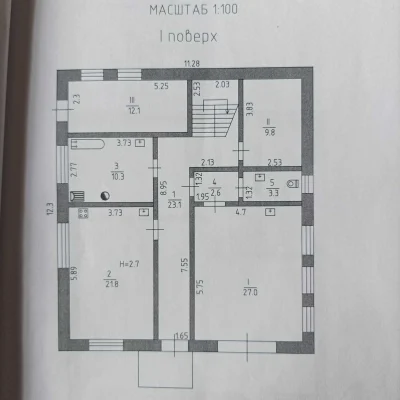Продається двоповерховий будинок в центрі міста