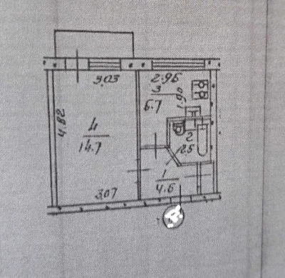 Продажа 1-комнатной квартиры 30 м², Братиславская ул., 20А