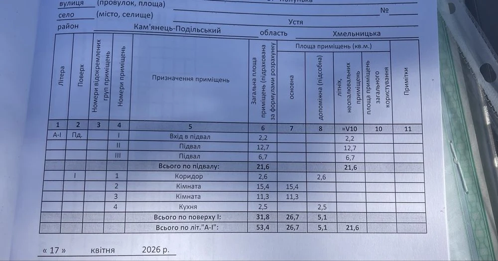 Дача біля  р.Дністер